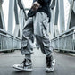HOUZHOU Black Cargo Pants Men Joggers Hip Hop Techwear Pants Hippie Cargo Trousers for Men Streetwear Pockets Oversize - Bekro's ART