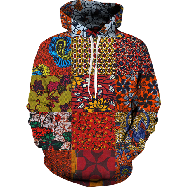 African custom 3d Print Hoodies Trousers Suits Men Tracksuit 2pc Sets Long Sleeve Ethnic Style African Danshiki Mens Clothes - Bekro's ART