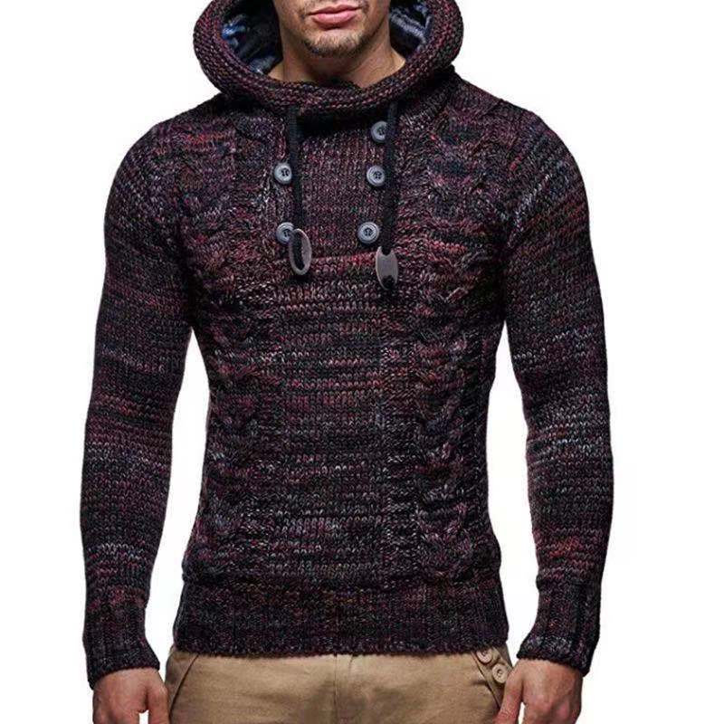 Sweater Man Spring Autumn Winter  Men Fashion Warm Vintage Pullovers Sweaters Oversize Turtleneck Coat Hoodies Clothes - Bekro's ART