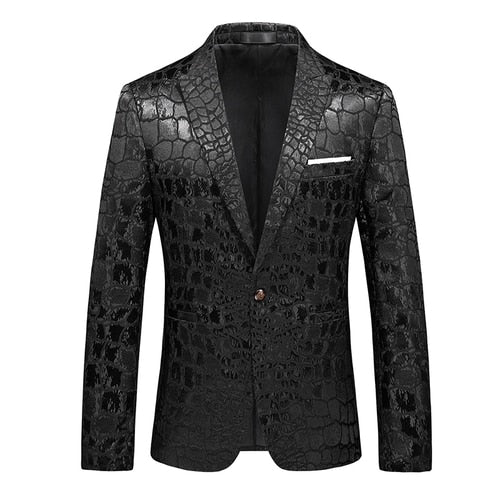 New Autumn And Winter Pure Color Blazers Casual Suit Men's Korean Style Slim Trend Small Suit Jacket Spring And Autumn Tide - Bekro's ART