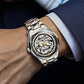 OUPINKE Top Brand Luxury Original Watch for Men Automatic Mechanical Watches Sapphire Crystal Waterproof Skeleton Wristwatches - Bekro's ART