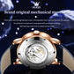 OLEVS Mechanical Watch for Men 43.5mm Dial Rotating Second Wrist Watch Luminous Star Moonswatch Hombres Mecánico Superficie 9923 - Bekro's ART
