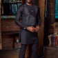 Dashiki African Clothing for Men with Men's Trousers and Striped Men's Shirt 2-piece Summer Men's Sweatshirt Set - Bekro's ART