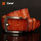 HREECOW Designer Belts Men High Quality Male Belt Genuine Leather Strap Luxury Famous Brand  Pin Buckle Ceinture Homme - Bekro's ART