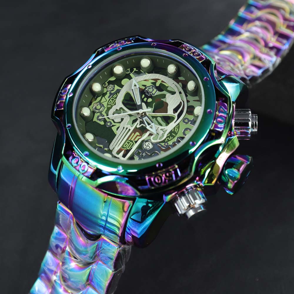 Original Invincible Watches For Mens Big Dial Venom Undefeated Luxury Sports Watch  Automatic Date AAA Clock - Bekro's ART