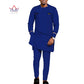 Long Sleeve African Men's Suit Top Pants Set 2 Pieces Outfit Set African Clothing For Men Suit Dashiki Shirt Trouser wyn1601 - Bekro's ART