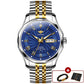 OUPINKE Luxury Watches For Men Diamond Automatic Mechanical Sapphire Mirror 50M Waterproof Original Top Brand Fashion Wristwatch - Bekro's ART