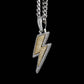 TOPGRILLZ Large Lightning Bolt Pendant Necklace High Quality Bling Iced Out CZ Hip Hop Personalised Jewelry Gift For Men - Bekro's ART