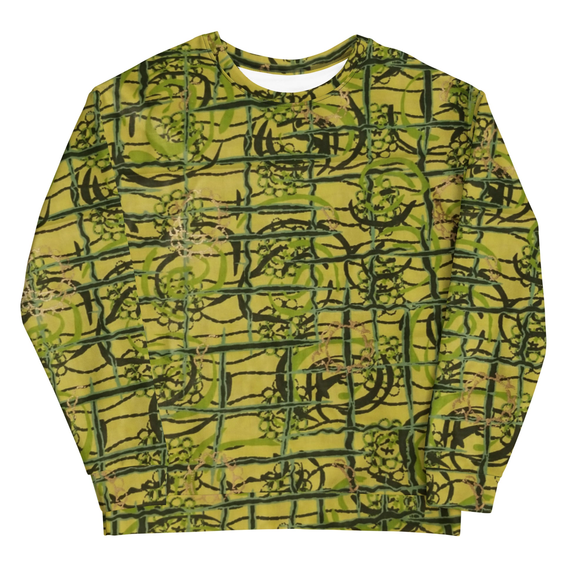 Green Kente Sweatshirt - Bekro's ART