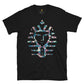 Light Blue Kente Logo Short Sleeve Tee - Bekro's ART