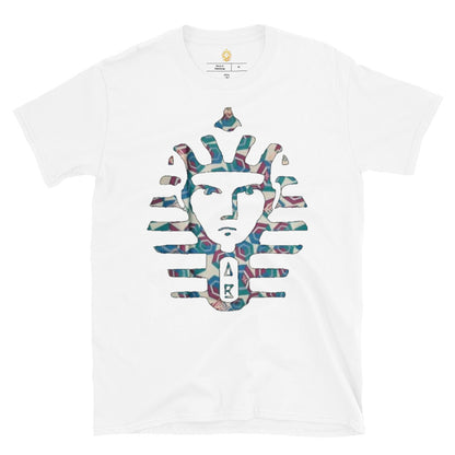Light Blue Kente Logo Short Sleeve Tee - Bekro's ART